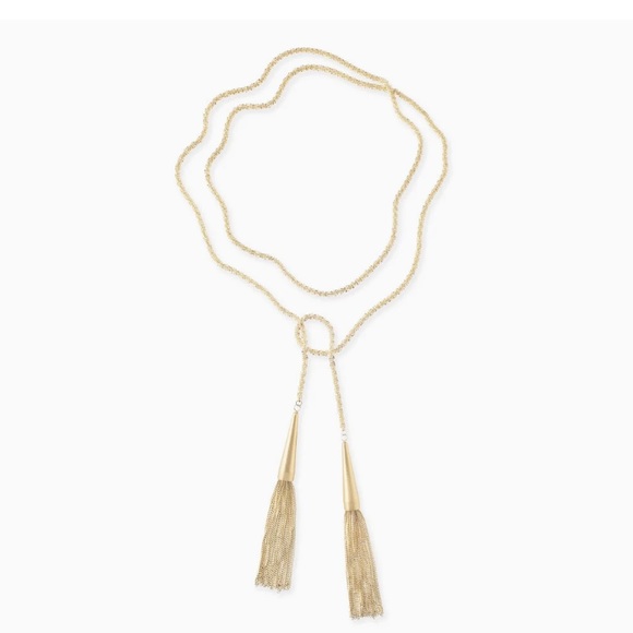 Kendra Scott Phara necklace. Gold. NWOT - Picture 1 of 4